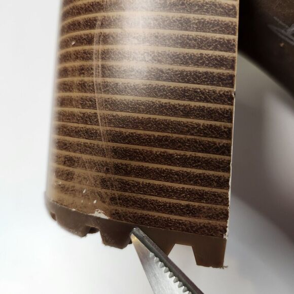 GBG Los Angeles Siana-R High Heel Boots Women Brown 10M Faux Leather Chunky Y2K - Picture 6 of 16